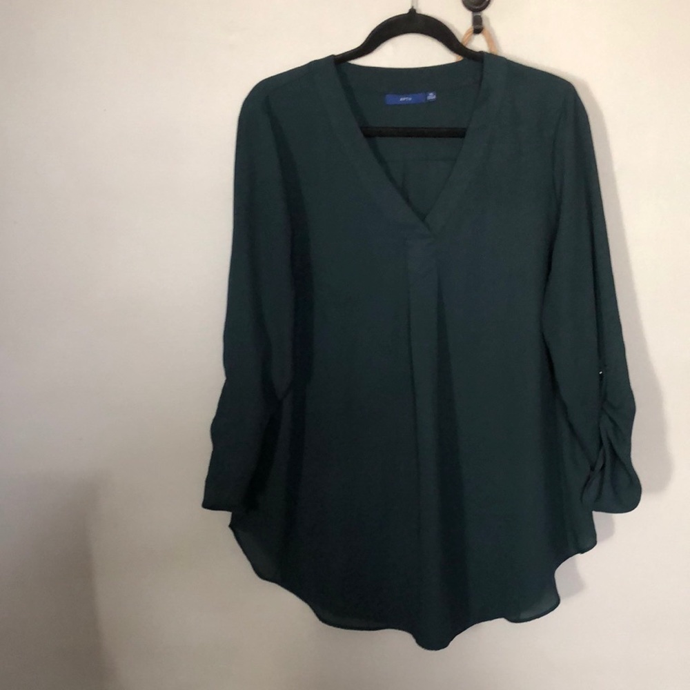 Woman’s apt9 size xl green blouse